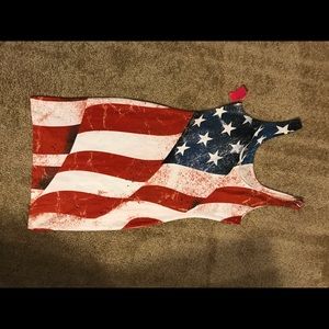 American flag bodycon dress
